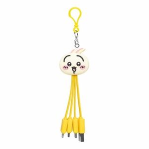 New Chiikawa Multi Smartphone Charging Cable USB Type-A -C Lighting - Usagi